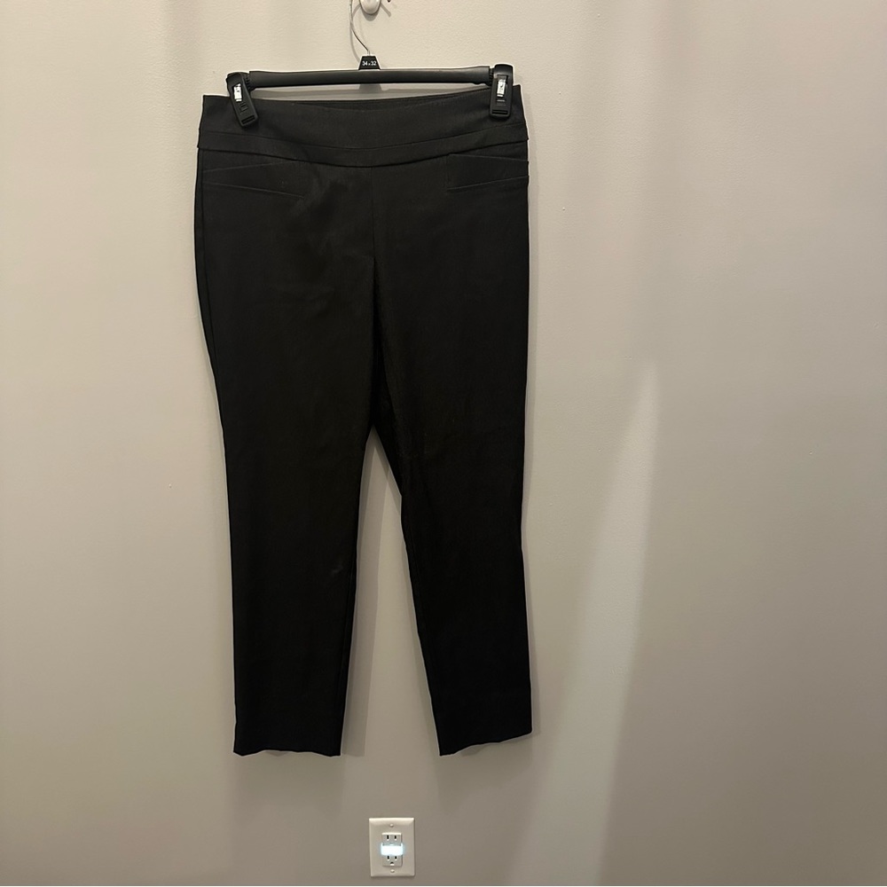 Renuar Black Heathered Pants. Women’s 8.